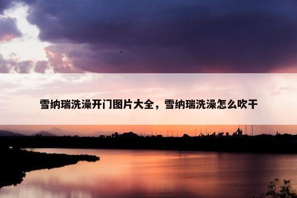 雪纳瑞洗澡开门图片大全，雪纳瑞洗澡怎么吹干