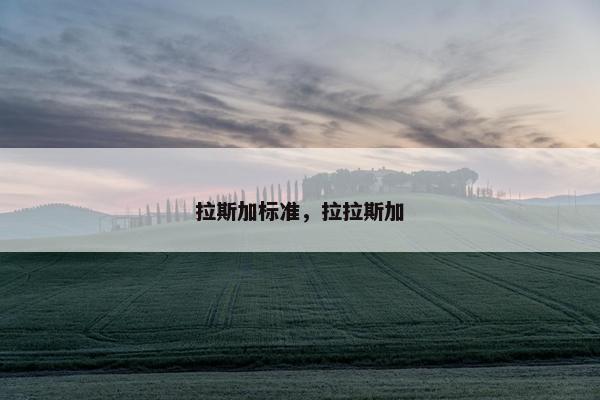 拉斯加标准，拉拉斯加