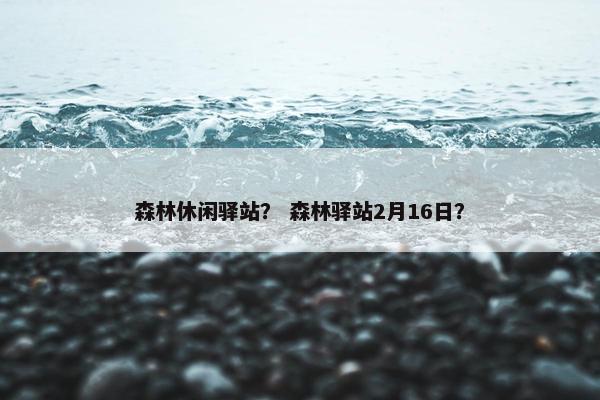 森林休闲驿站？ 森林驿站2月16日？