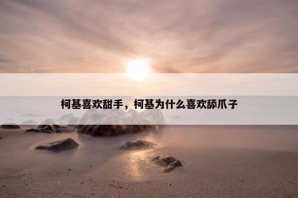 柯基喜欢甜手，柯基为什么喜欢舔爪子