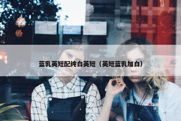 蓝乳英短配纯白英短（英短蓝乳加白）