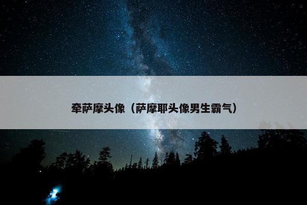牵萨摩头像（萨摩耶头像男生霸气）