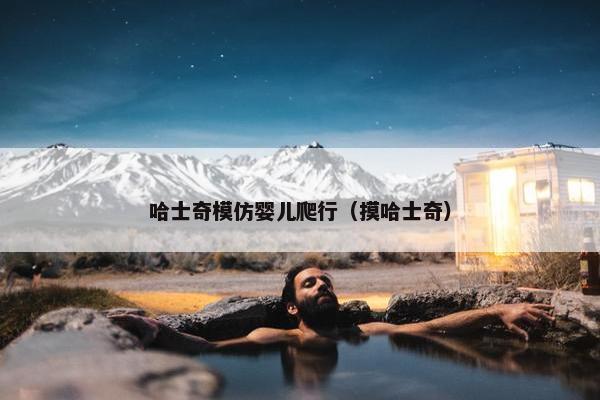 哈士奇模仿婴儿爬行（摸哈士奇）