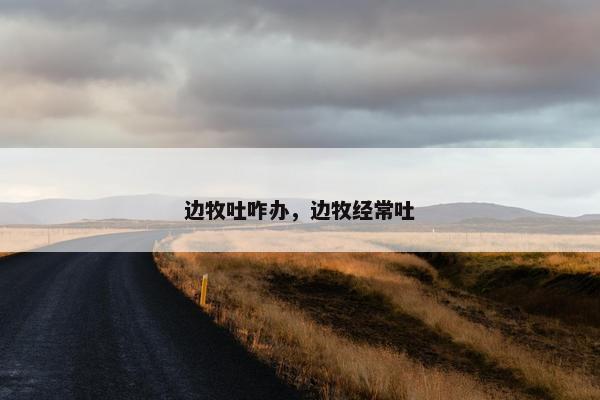 边牧吐咋办，边牧经常吐