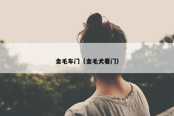 金毛车门（金毛犬看门）