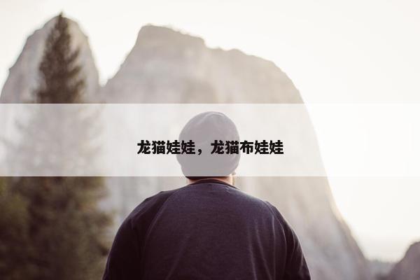 龙猫娃娃，龙猫布娃娃