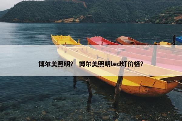 博尔美照明？ 博尔美照明led灯价格？