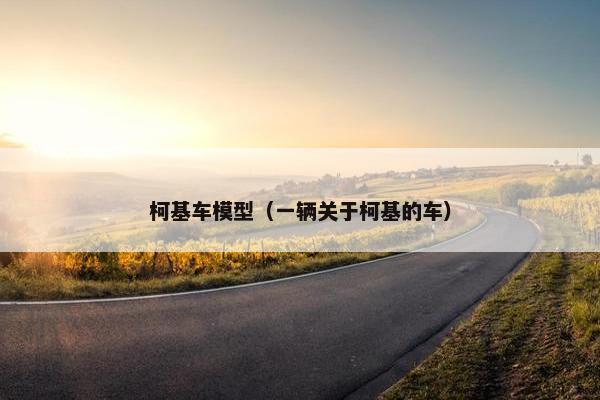 柯基车模型（一辆关于柯基的车）