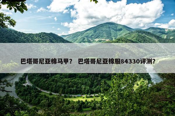 巴塔哥尼亚棉马甲？ 巴塔哥尼亚棉服84330评测？