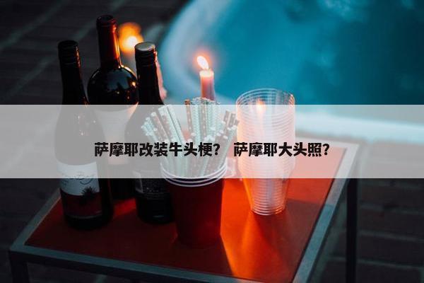 萨摩耶改装牛头梗？ 萨摩耶大头照？