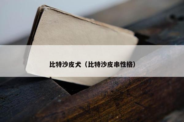 比特沙皮犬（比特沙皮串性格）