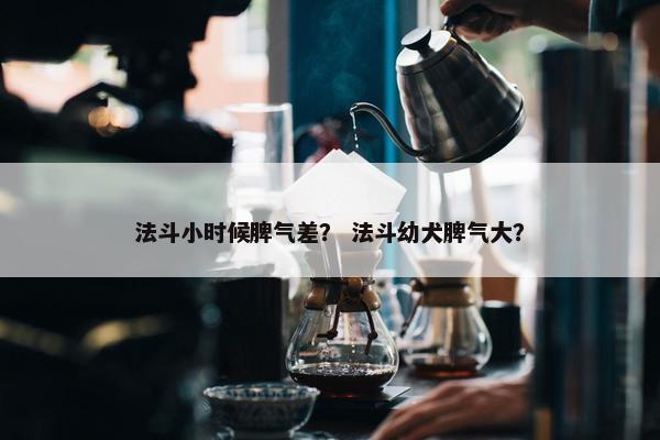 法斗小时候脾气差？ 法斗幼犬脾气大？
